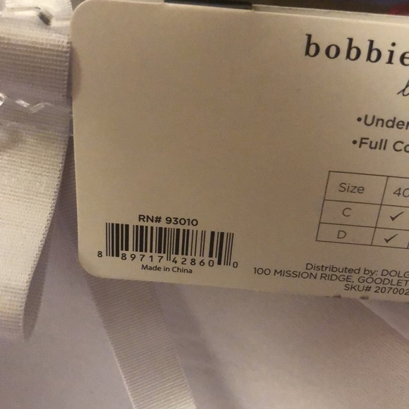 NWT Bobbie Brooks Full Coverage Bra 42D - Picture 10 of 10